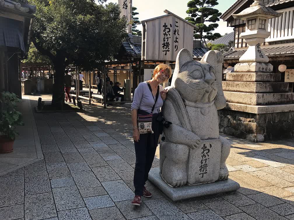 Chat Statue Bienvenue de Toba